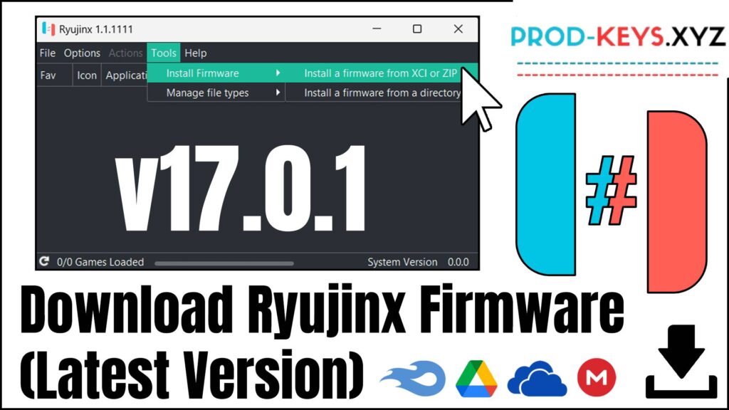 Ryujinx Firmware Download (Latest Version)