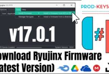 Ryujinx Firmware Download (Latest Version)