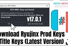 Ryujinx Prod Keys & Title Keys Download (Latest Version)